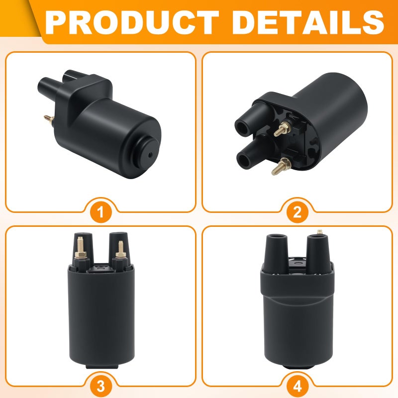 Triumilynn 166-0820 Ignition Coil for Onan 166-0648 166-0772 166-0804 541-0522 Engine He166-0761 He541-0522 Generator, Fits Onan Points Models BF B43 B48 NHC CCK - Image 4